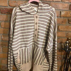 NWT Oddi Los Angeles LS Hooded Shirt 3XL